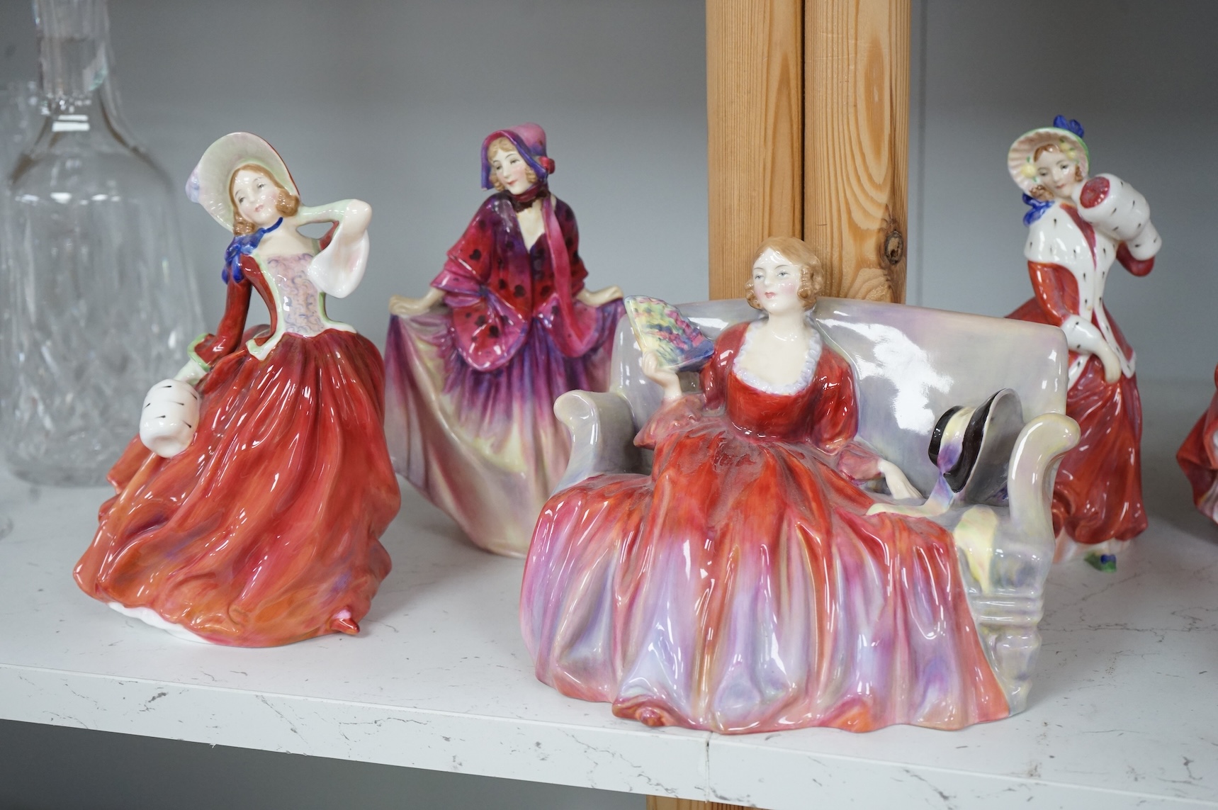 Nine various Royal Doulton figurines